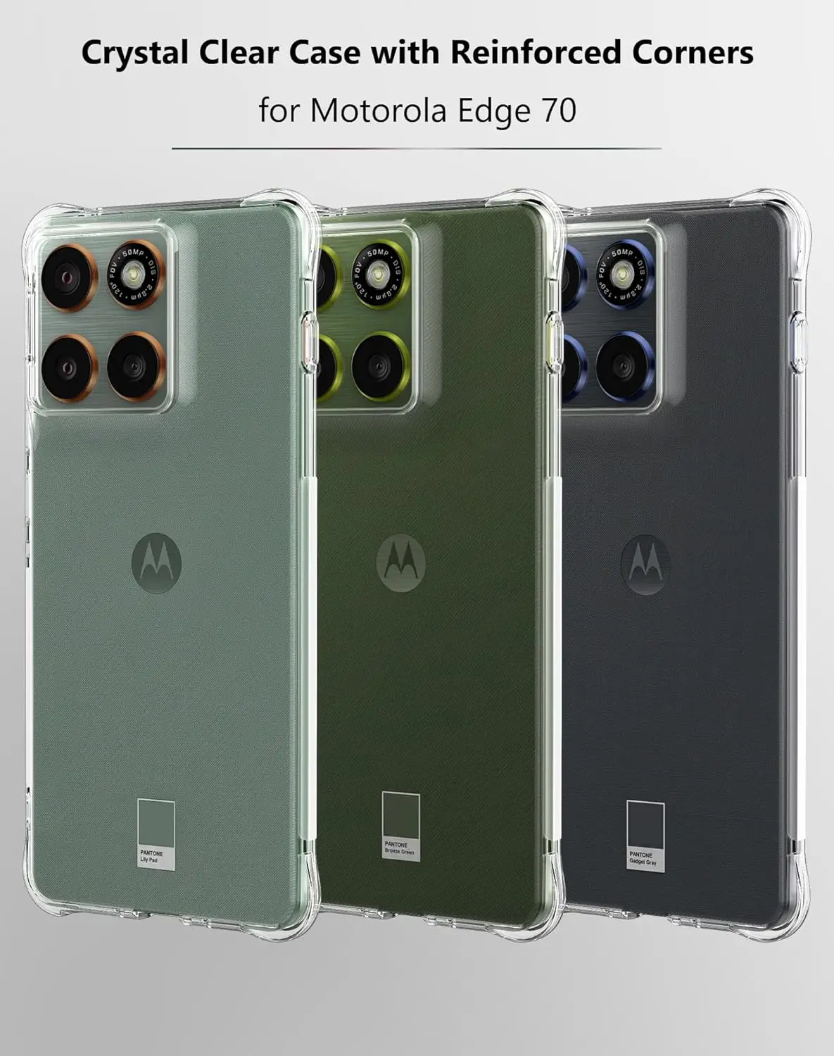 Reinforced Corner Clear Shockproof TPU Case with Camera Protection