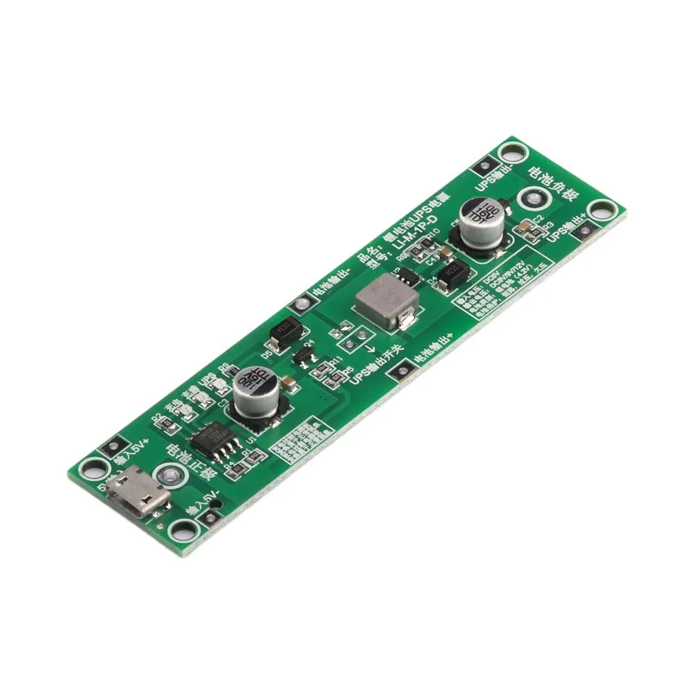 Uninterruptible Power Supply, Portable Ups-5V Micro USB 18650 Lithium Battery Charger UPS Voltage Converter