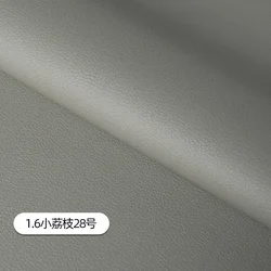 Luxurious Litchi Pattern Leather Fabric - Premium Upholstery Material for Car Interiors, Bags, Chairs, and DIY Projects - Waterproof and Durable, Sold Per Meter (No. 28)