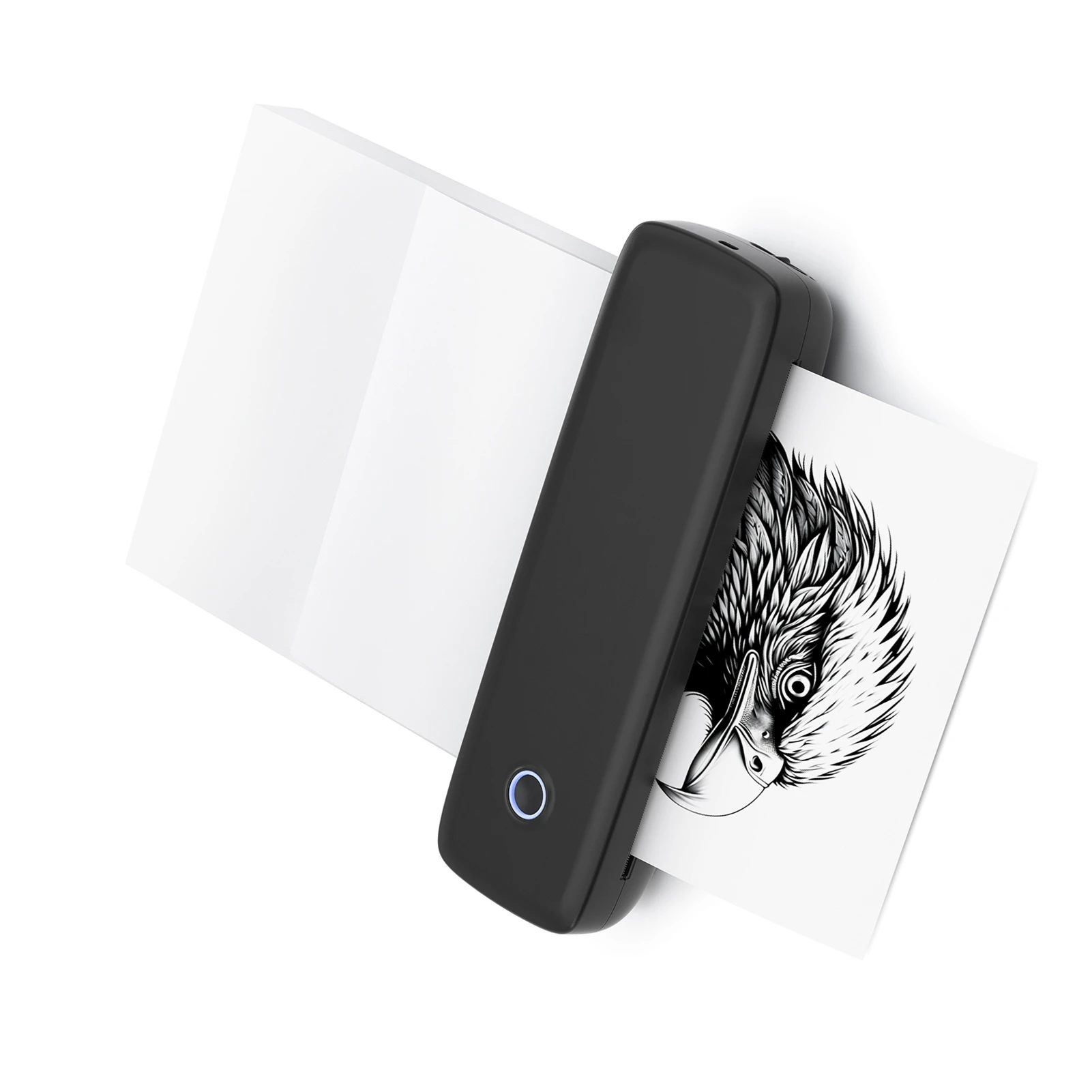 Impresora de transferencia térmica portátil A4, inalámbrica, USB, impresión sin tinta, tamaño de papel de 56-216mm para oficina, escuela, Compatible con Windows Mac