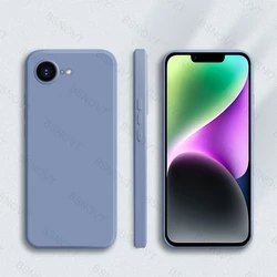 Premium Liquid Silicone Phone Case - Sleek and Durable Back Cover - iPhone SE 3 (Lavender Grey)