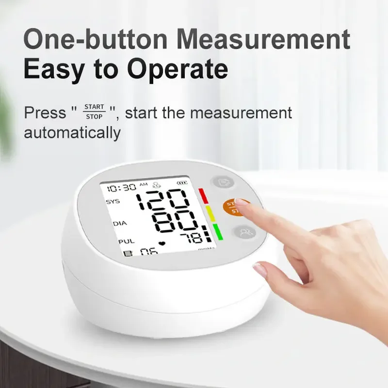 Medical-grade Upper Arm Electronic Blood Pressure Monitor