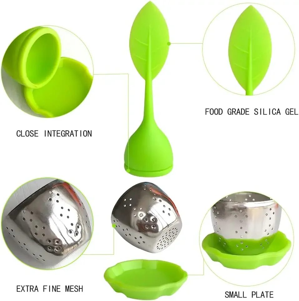 7Pcs/set Tea Infuser For Spice Filter Tea Bag Leaf Infuser Teaware Fancy Sieve Herbal Tools Teamaker For Strainer Diffuser tea infuser tea strainer tea filter tea maker