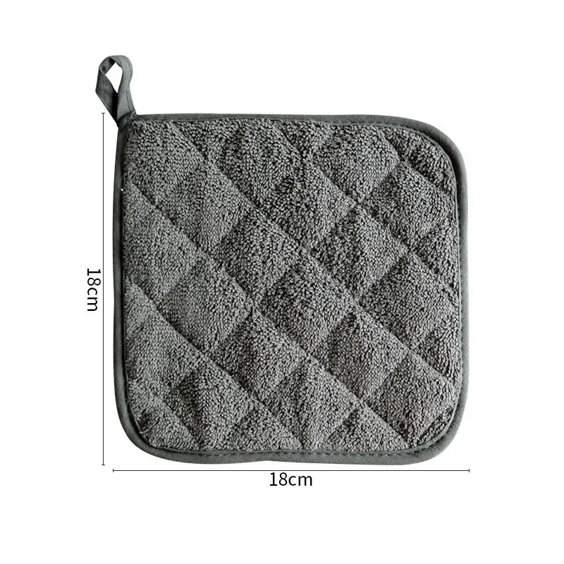 Cotton Pot Holders Heat Resistant Towel Non-slip Mat Holder Hot Pads Table Placemat Accessories Kitchen Baking