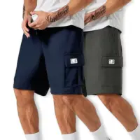 Summer Shorts Men Gym Sport Running Squat Fitness Workout Man Short Pants Breathable Quick-drying Drawstring Mens Shorts 1