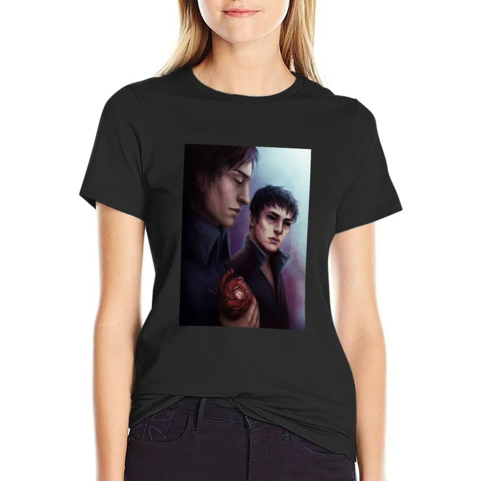 

Always watching - Dishonored T-shirt summer top cute clothes workout t shirts for Women