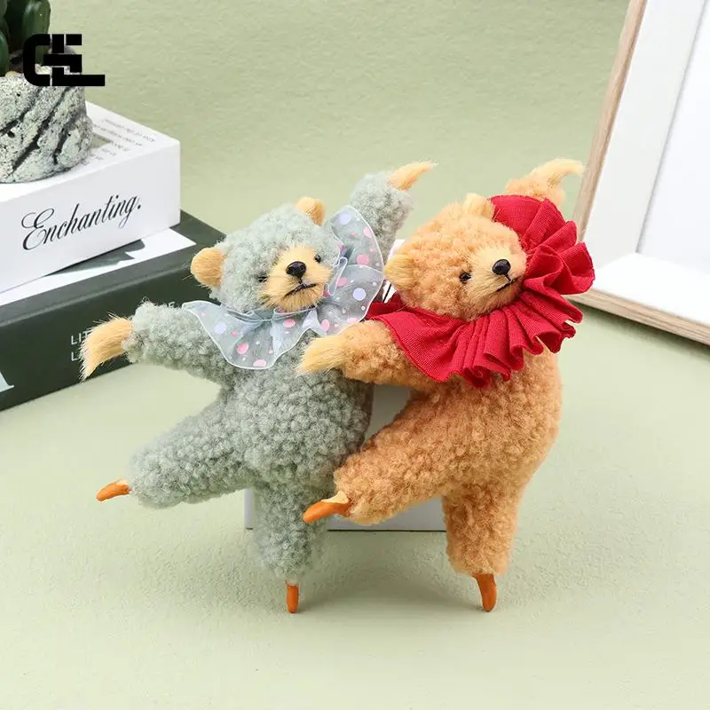 Cartoon Kawaii Dancing Bear Plush Doll Room Bedside Pendant Creative Ins Ballet Bear Plush Car Pendant Kids Birthday Gift cartoon kawaii dancing bear plush doll room bedside pendant creative ins ballet bear plush car pendant kids birthday gift