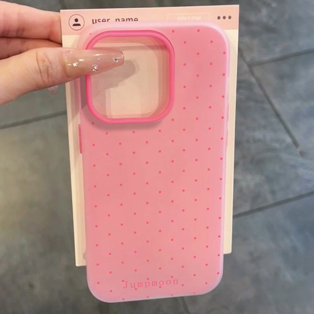 Cute Polka Dot Dustproof Phone Case Cover