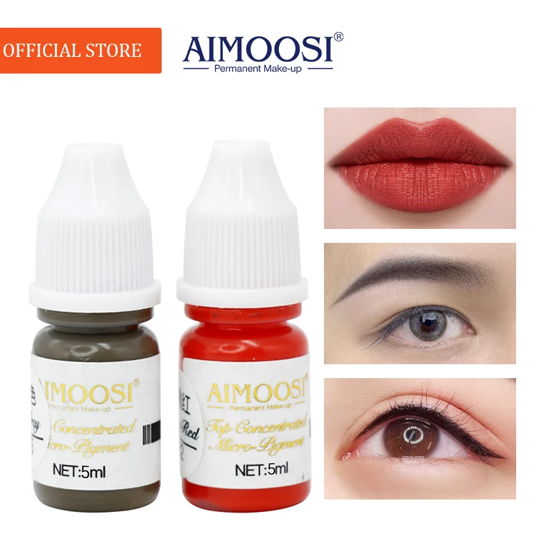 3ml Lip Permanent Makeup Pigments for Micropigmentation Professional Microblading Pigment for Eyebrow Semi-PMU Ink tattoo ink tattoo ink pigment