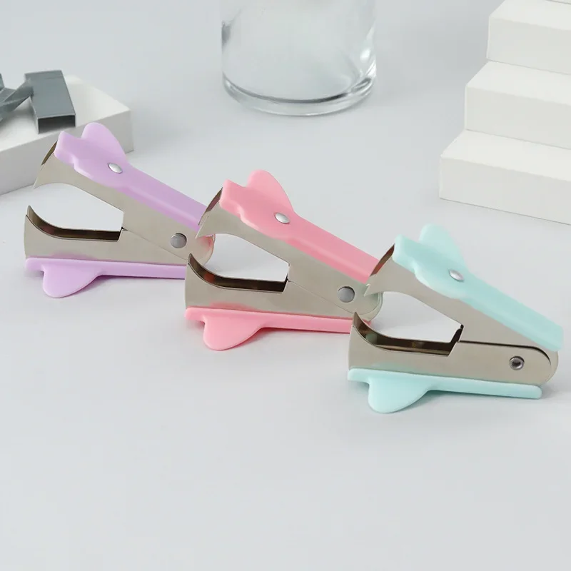 학생 미니 스테이플 리무버 스테이플러, 스테이플러 제거, 네일 아웃 추출기 풀러, 귀여운 문구, 사무실 바인딩 용품