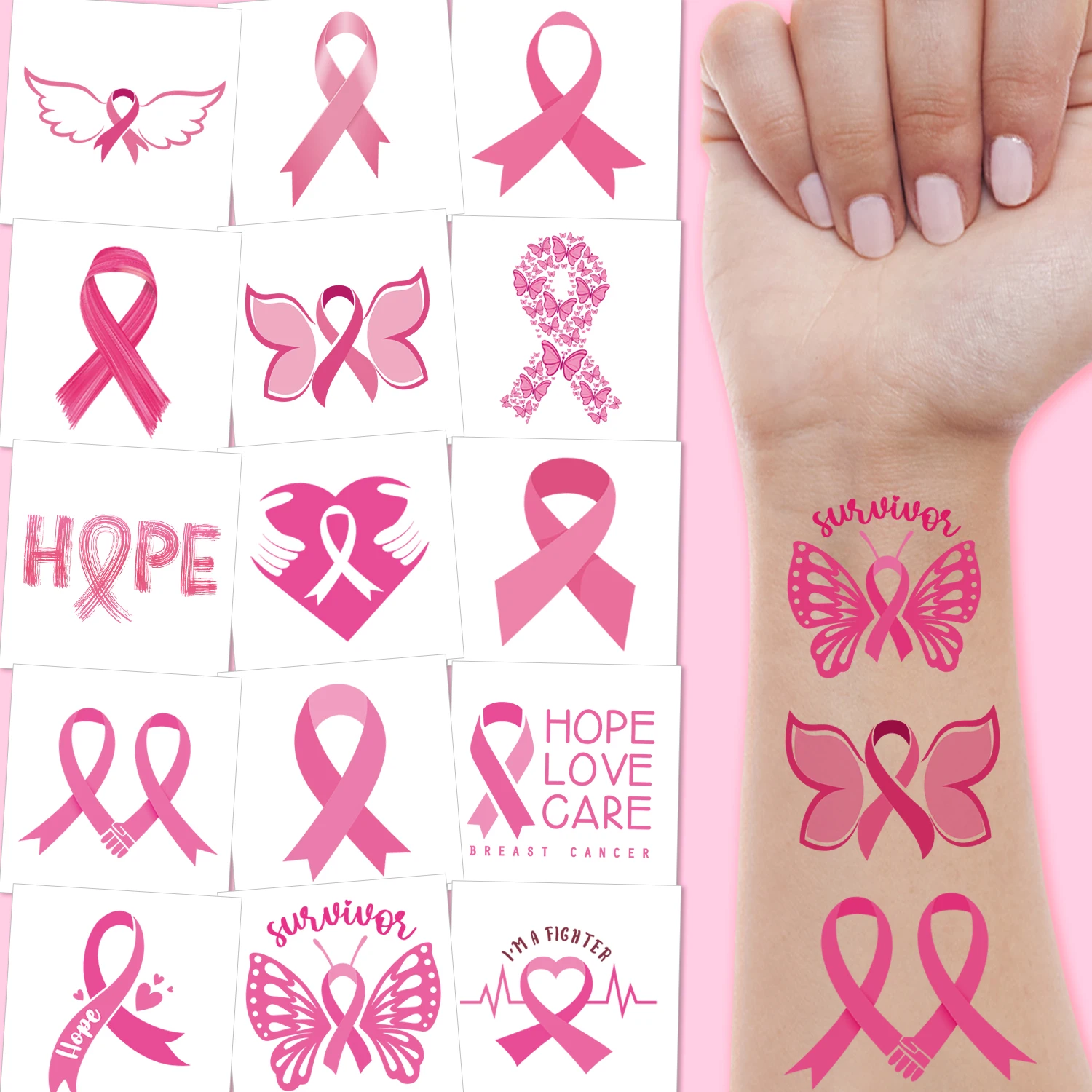 Unique Breast Cancer Ribbon Tattoo: What You Need to Know Before Buying, image size:1500x1500