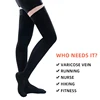 Medical Compression Stockings 20-30mmHg Graduated Pressure Thigh High Elastic Nursing Socks for Varicose Veins Edema Swelling 3