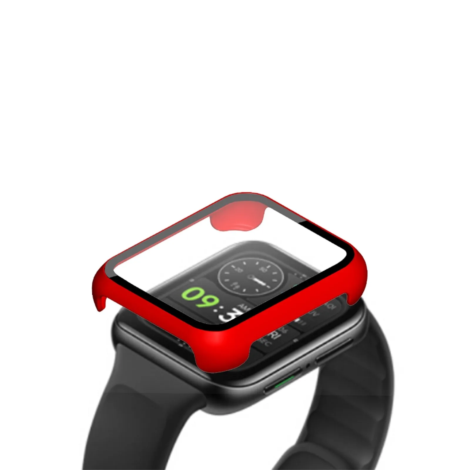 OPPO Watch 2 46mm 9H ȭ ʸ + PC ȣ ̽ Ŀ, ǰ  ׼