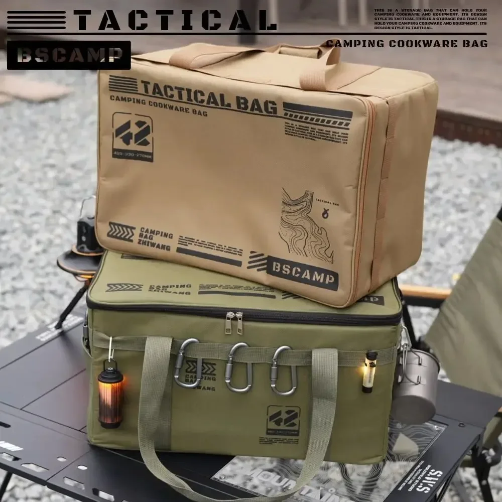 Outdoor storage bag Large capacity folding storage box Picnic camping equipment storage box Portable waterproof