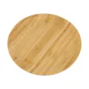 Trays Serving Tray 20*5*30cm Easy To Clean For Fruit Pizza Round Wooden Serving Tray Tableware Stand Food Tray 1
