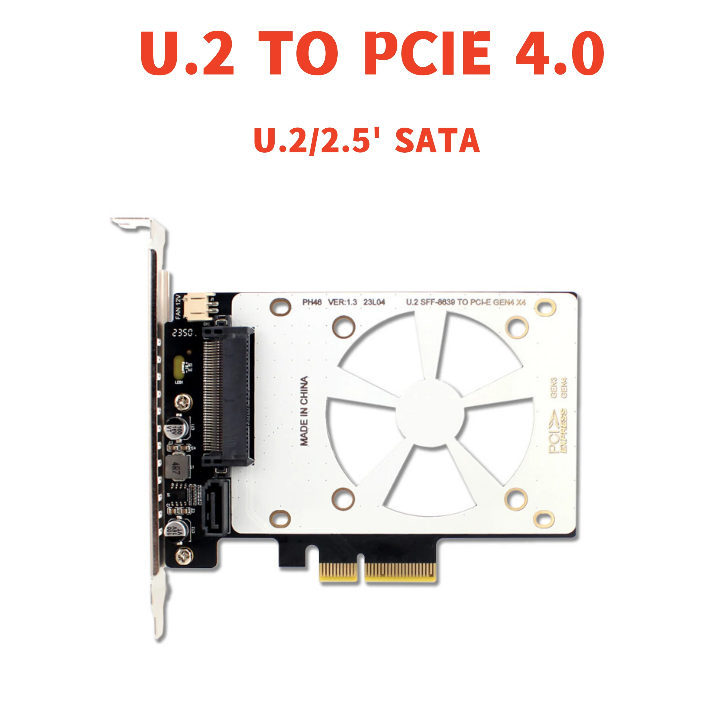 

PCIe X4 U.2 адаптер преобразователь карты расширения PCIE X4 Плата расширения. 2 в PCIE адаптер расширения PCI Express 3,0 X4/X8/X16