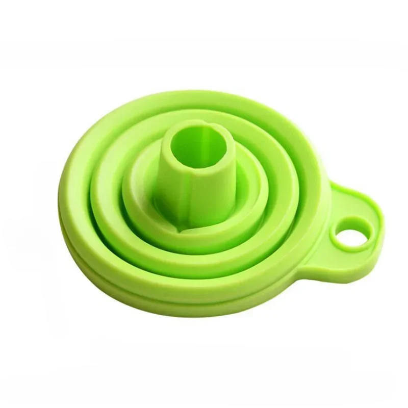 Filling Funnel Car Oil Funnel Silicone Universal Collapsible Portable For Engine Pouring