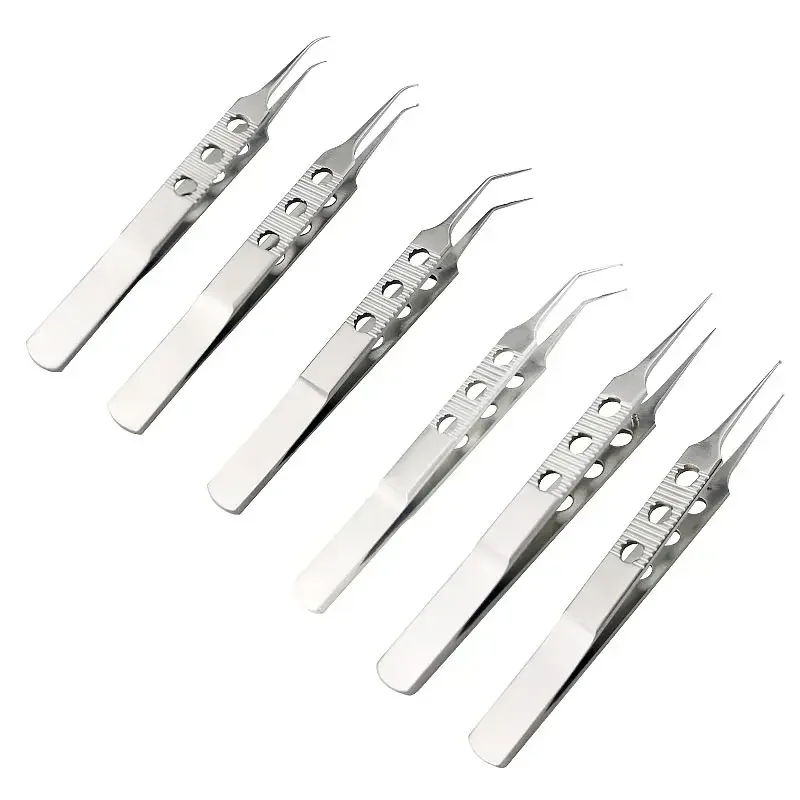 

1pcs Stainless Steel Micros Forceps Ophthalmic Tweezer Tweezers Platforms Ophthalmic Instrument Toothed / Toothless