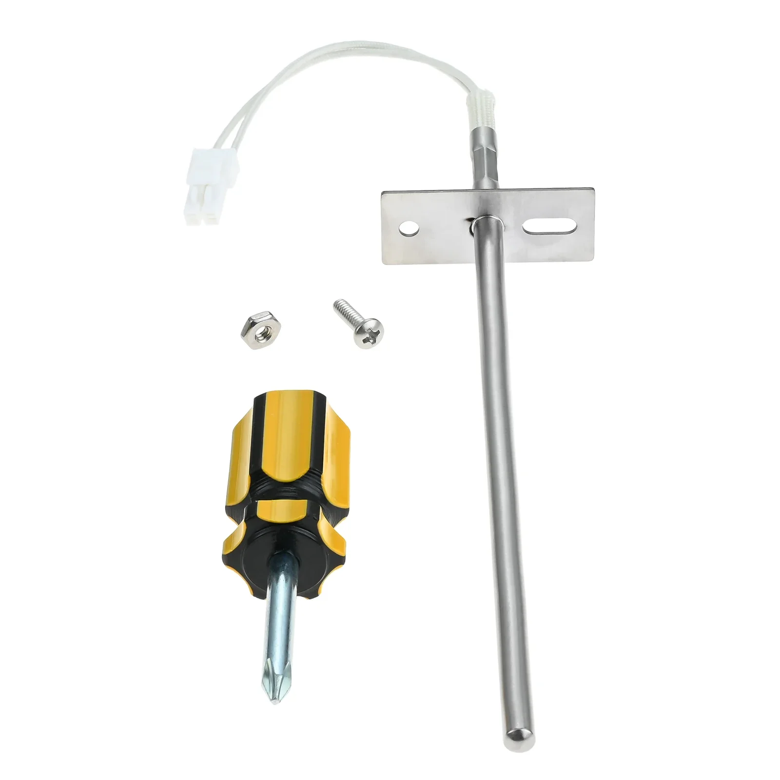 

Датчик температуры духовки W10833885, подходит для кругового бассейна, печь May-tag Ken-More, с отверткой, заменяет термистор W10833885