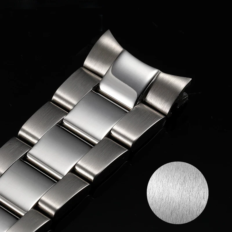 904L steel strap is suitable for Rolex steel strap explorer Ditongna Diver the green black water ghost king accessory 20mm 21mm