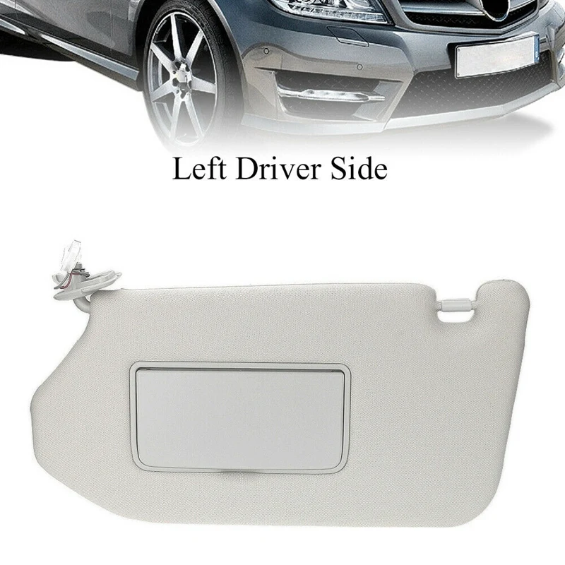 

Car Left Driver Sun Visor For 2013-2018 Nissan Pathfinder 2014-17 Infiniti QX60 W/ Lamp DNN 96401-9PB0A