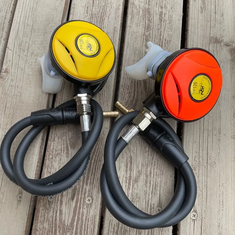 

Клапан для плавательного цилиндра для дайвинга с шланговым нажимным клапаном