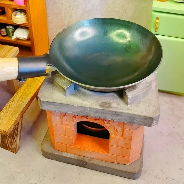 DIY Simulation Miniature Cooking Stove Mini Kitchen Pot Spatula Set Cooking  Food Mini Kitchen Real Cooking Children's Toy Stove - AliExpress