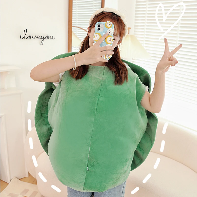 초대형 웨어러블 거북이 껍질 거북이 플러시 재미 있은 장난감 동물 인형 부드러운 베개 바다 거북은 어린이 성인을위한 옷을 차려 입습니다