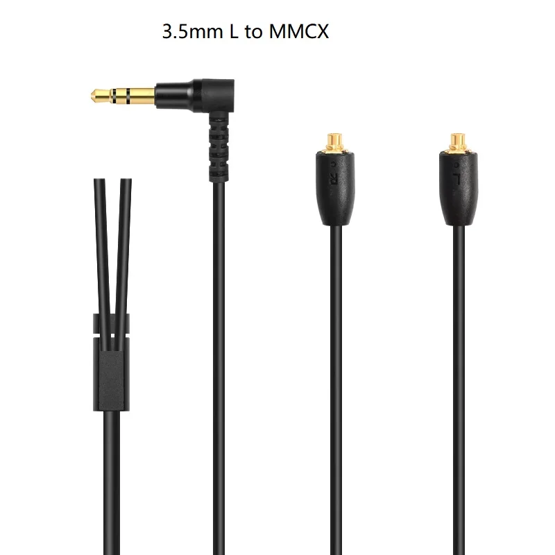 Replacement Headphone Cable MMCX 3.5mm For Shure SE215 SE315 SE425 SE535 SE846 NIAP/N3AP N30 N40 W40 W50 W60 UE900 Audio Cable