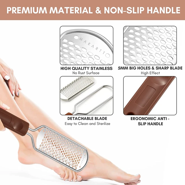 Foot File Foot Scrubber Pedicure - Callus Remover for Feet