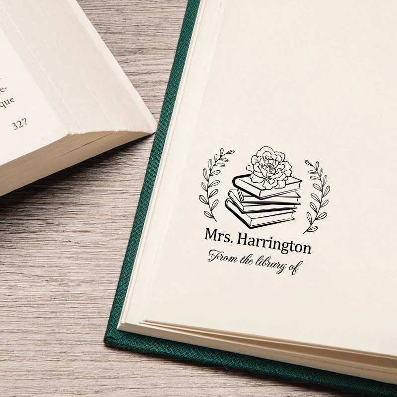 Self Inking Stamp Custom Book Personalized Wedding Customized Photosensitive Seal Wedding party Invitation letter logo