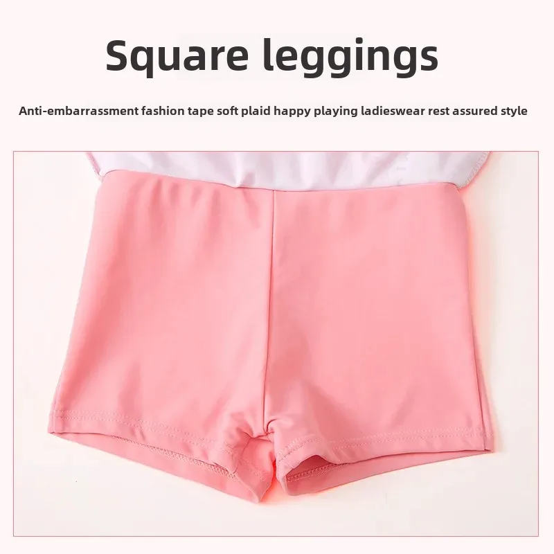 Children's One-Piece Swimsuit Princess Style Summer Swimwear for Girls Thermal Spa Swimming Set