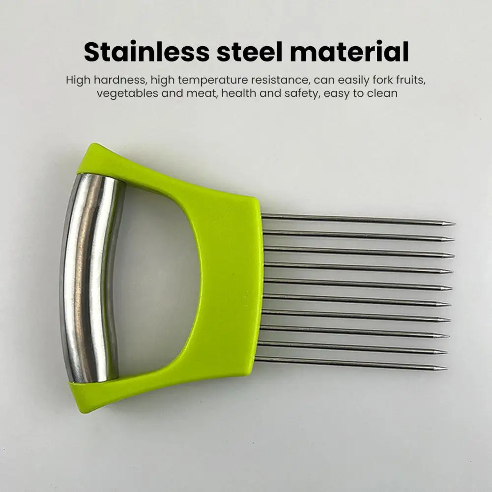 Quick Easy Slicing Tool Vegetable Slicer Tool Stainless Steel Onion Cutter Slicer Set for Kitchen Vegetable Chopper for Potato