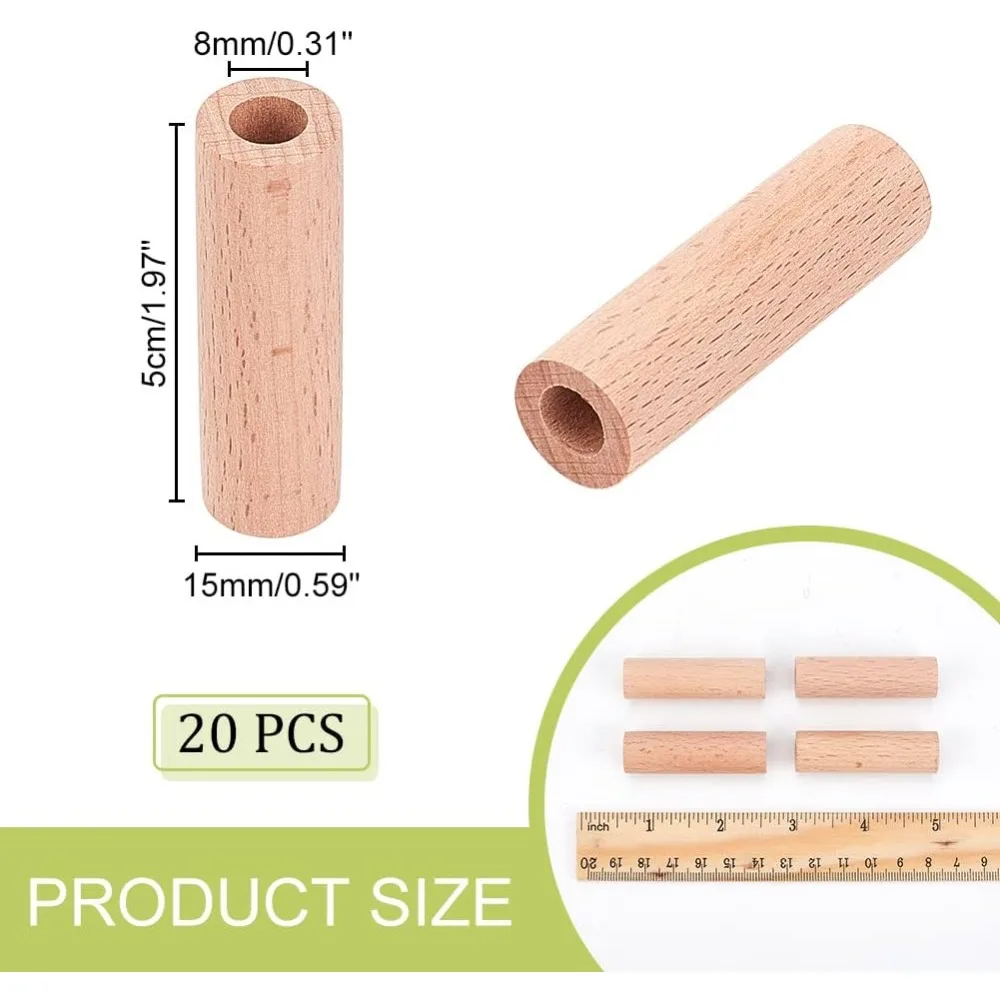Bastoncini Quadrati In Legno, 10 Pezzi, 5/8 X 30,5 Cm, Bastoncini Di Legno Duro Non Finiti Per Lavorazione Del Legno, Artigianato, Arti E Fai Da Te