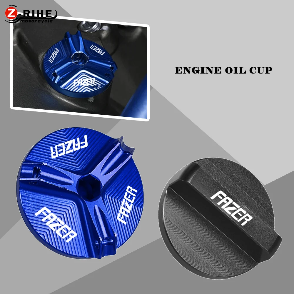 

For YAMAHA FZ1 FZ6 S2 Fazer FZ1FAZER 2006-2015 FZ-6 FAZER M27*3.0 Engine Oil Filler Cap Plug Cover FZ6FAZER 2004-2009 2008 2007