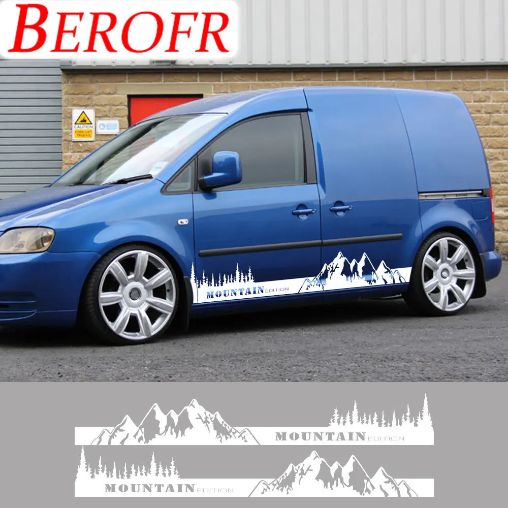 2 Pz Adesivi Porta Auto Per Volkswagen Vw Caddy Mk1 Mk2 Mk3 2 3 4 Maxi Kombi Camper Van Grafica Decalcomanie In Vinile Accessori Tuning