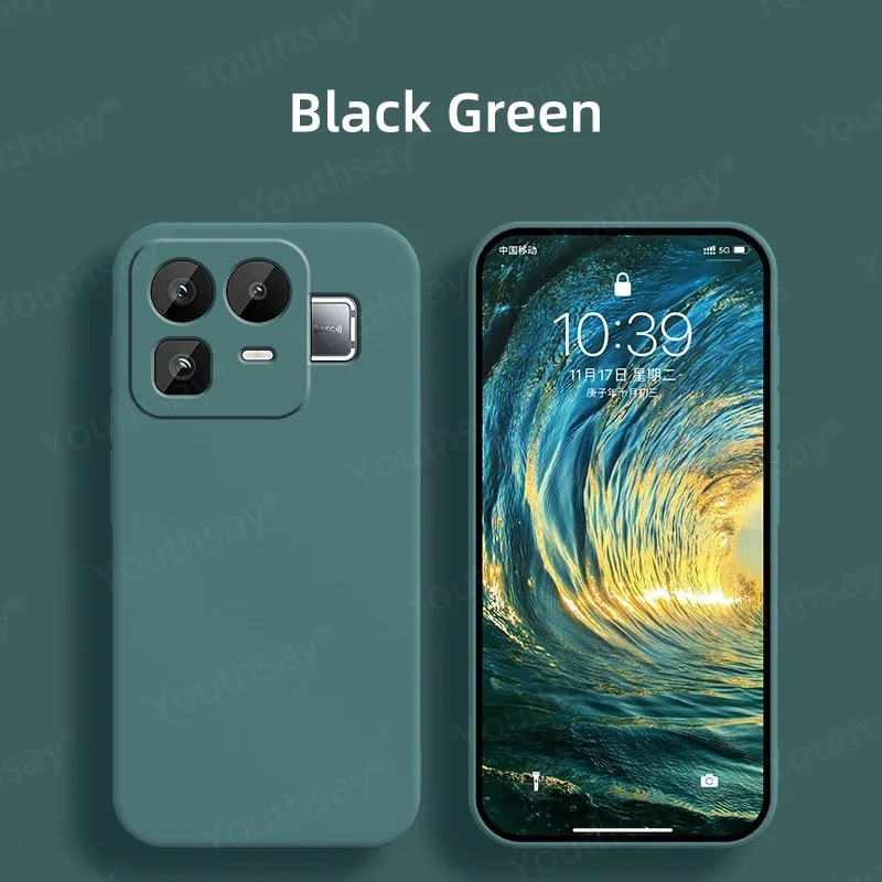 Original Liquid Silicone Soft TPU Back Phone Case