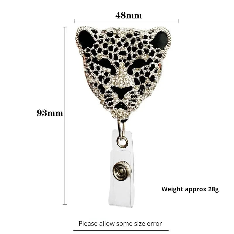 360&deg; Rotatable Back Clip ID Name Badge Reel Nurse Staff Work Pass Card Tag Badge Holder Clip