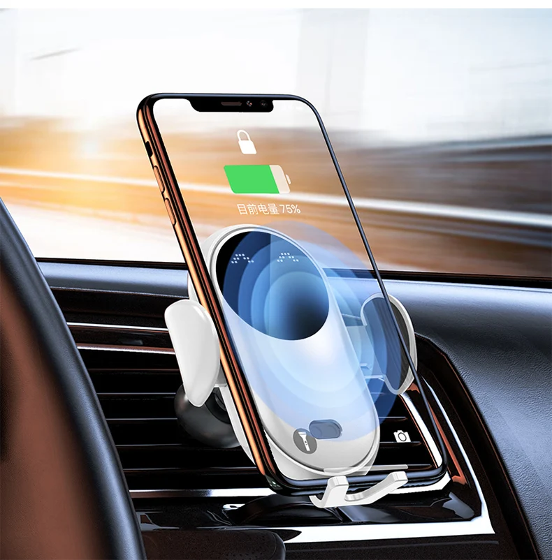 30W Car Wireless Charger Car Phone Holder for iPhone 13 12Pro Max 11 11Pro X XR XSMAX 8 7 Plus Intelligent Infrared Phone Holder wireless charging stand