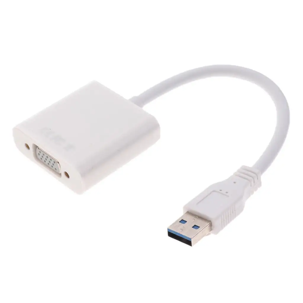 USB 3.0 to VGA External Video Card Multi Monitor Adapter Cable for Computer