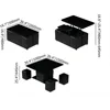 Lift-Top Coffee Table ,with Hidden Storage,with 4 Stools and Lockable Wheels , Multifunctional 3-in-1 Modern Coffee Table 2