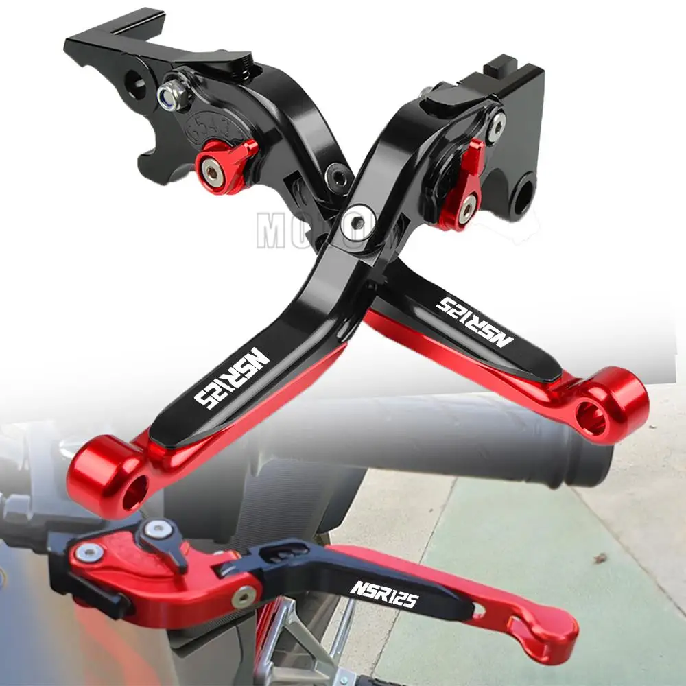Motorcycle Nsr125 Brake Clutch Levers For Honda Nsr 125 1988-1990 1989 1990 Cnc Adjustable Folding Extendable Brake Clutch Lever