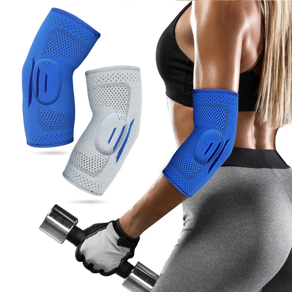 1pc Elbow Brace Pad Compression Support Arm Sleeve Armband Elbow Sleeve Pad Brace for Tendonitis Reduce Pain Sport Arm Guard elbow brace elbow strap elbow pads