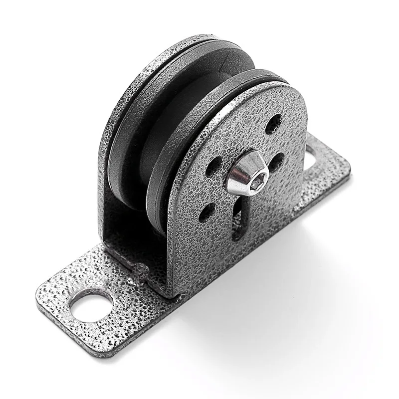 High-Strength Solid Single Wheel Pulley Block for Home Fitness Cable Machine Build DIY 661lbs