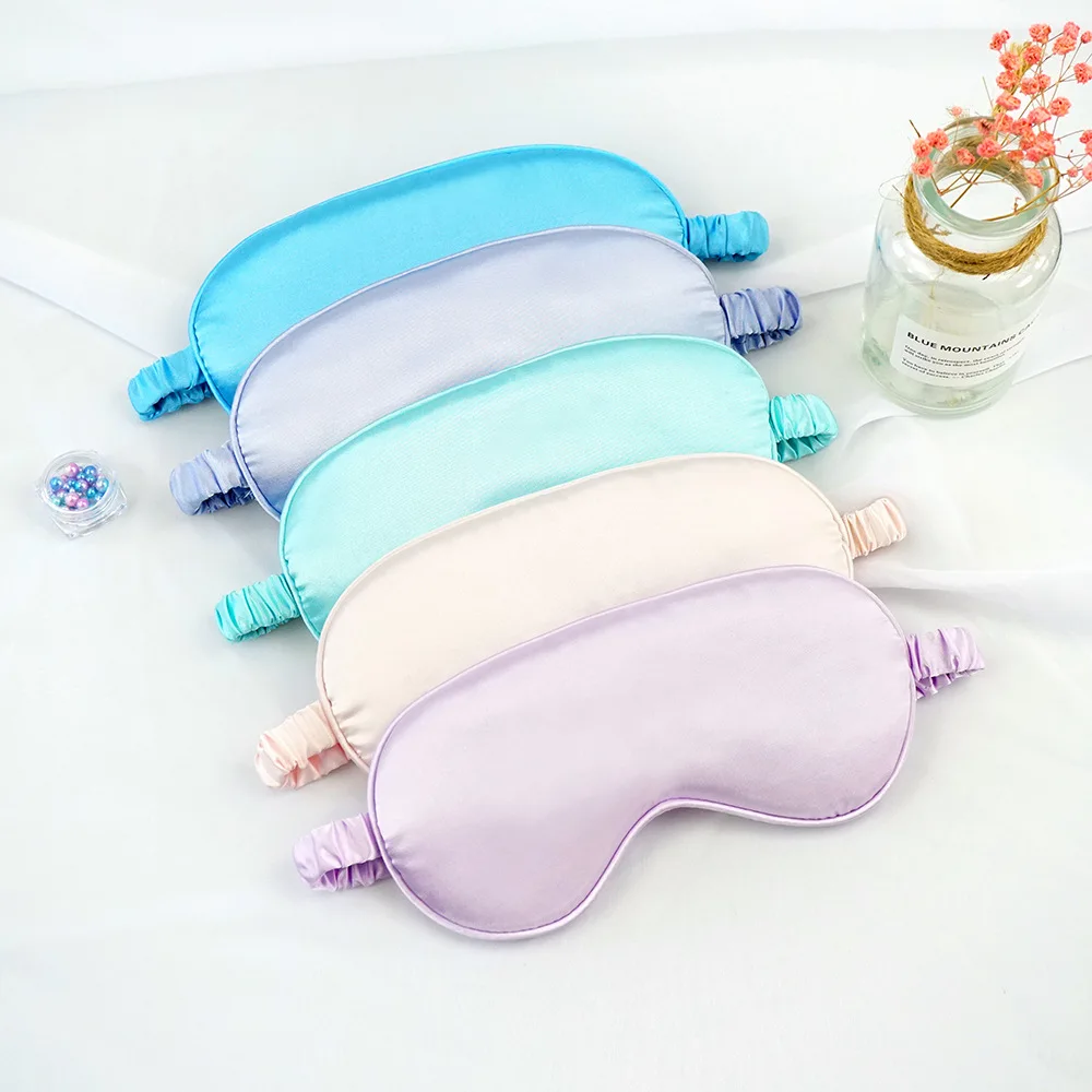 Blackout Sleep Mask Silk Eye Dream Night Mask Cover Soft Relax Eyes