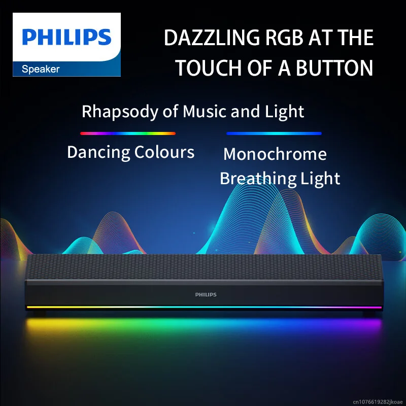 Philips SPA5109 Portable Wireless Bluetooth 5.3 Speaker For Laptop Computer