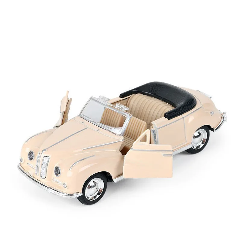 【Factory-direct】 1:32 alloy diecast cars model classic alloy vintage car toy minicar collection model retro art old car toys for boys gift.