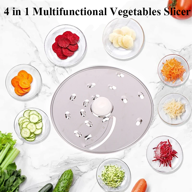 4 in 1 Veggie Slicer, Multifunctional Vegetable Cutter