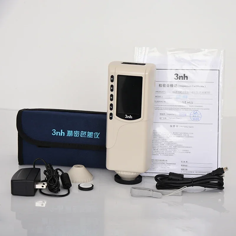 YYHC-High Precision Digital 3NH Color Measurement Beer Fruit Photoelectric Textile Luminance Portable Colorimeter 3