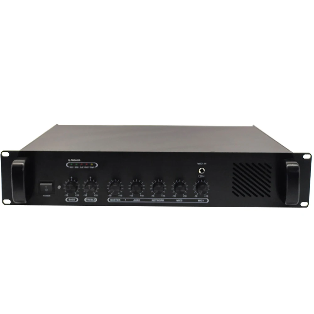 

SURPASS 4-channel Signal Input SP-IPM80 IP Network Single Zone With Mic And AUX PA Mixer Amplifier